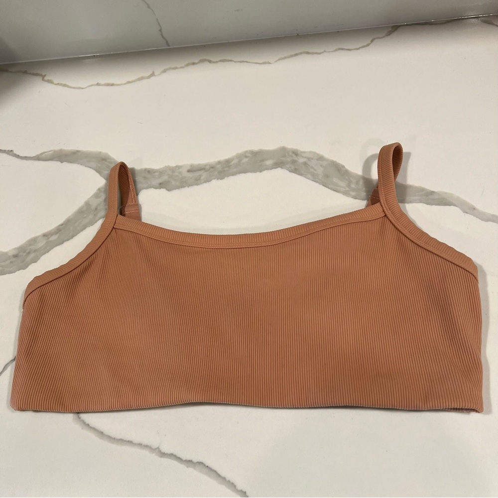 Offline by Aerie women's ribbed scoop neck bralette size xxl medium support soft